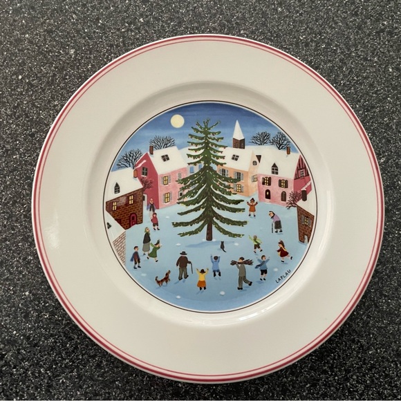 Villeroy & Boch Naïf Christmas salad plate - Picture 1 of 3